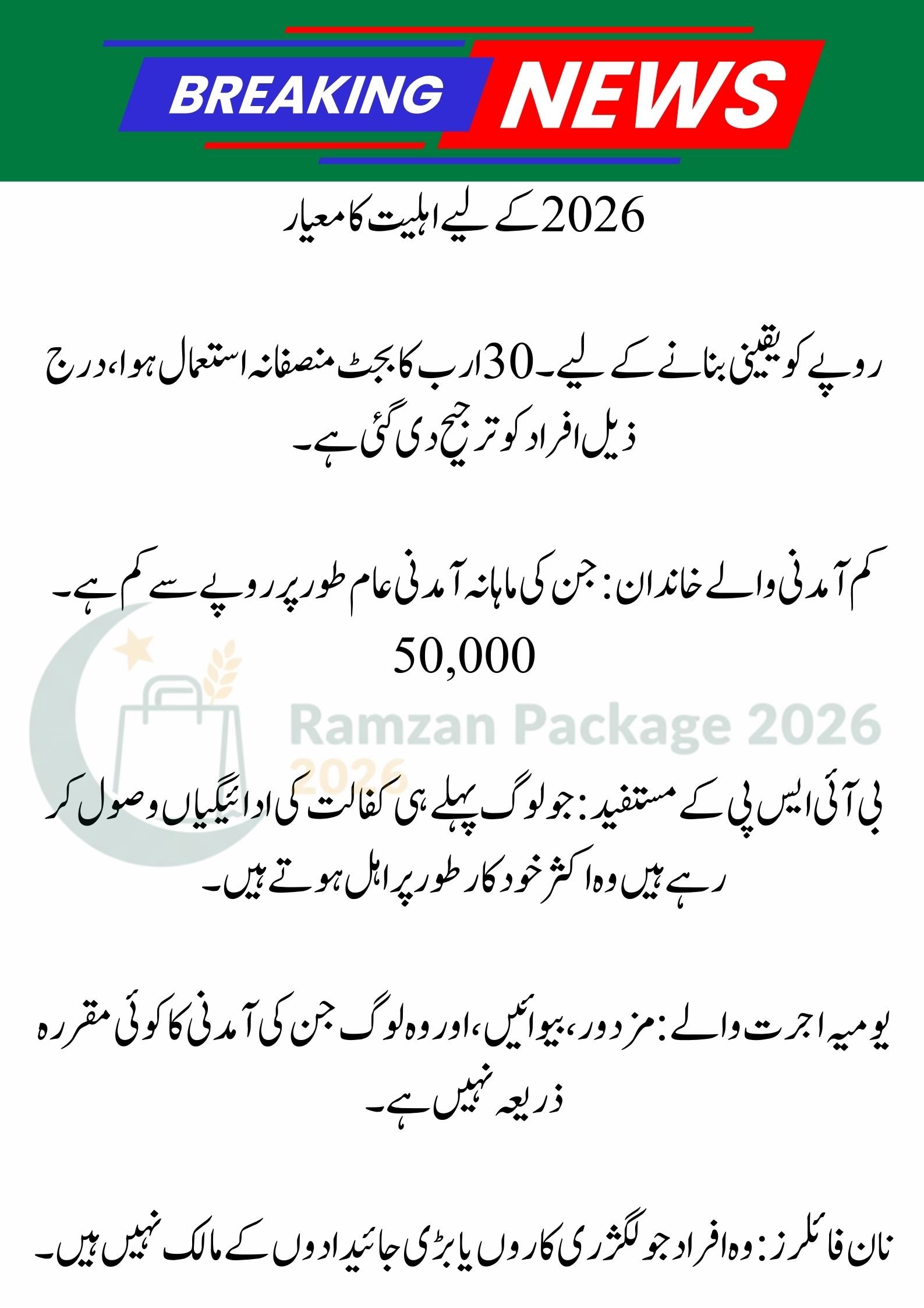 8070 Ramzan Package Online Registration February 2026: Your Complete Guide